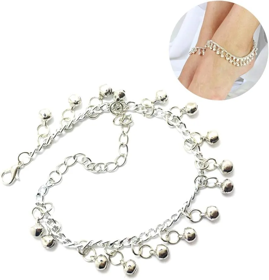 2pcs Anklets for Women Mens Rhinestone Bracelets Bohemian Bracelet Ankle Bracelets for Men Bracelet for