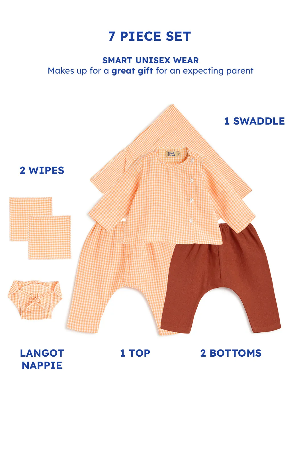 Bundle of Joy Combo Set-Orange