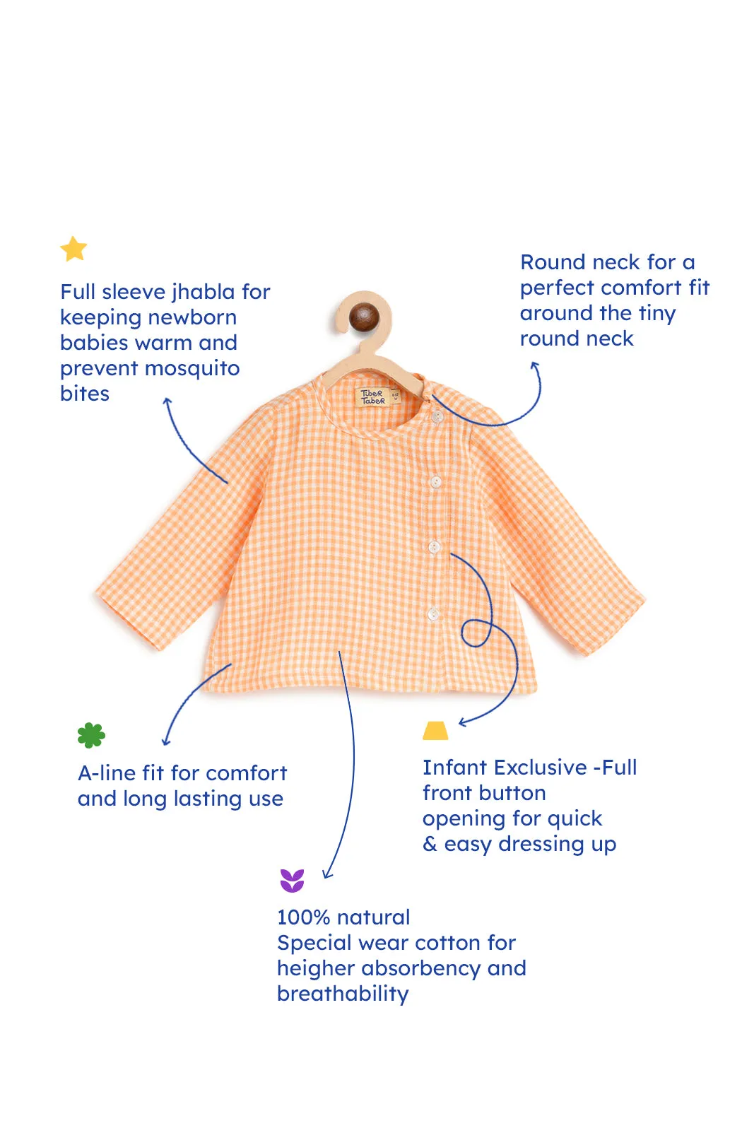 Bundle of Joy Combo Set-Orange