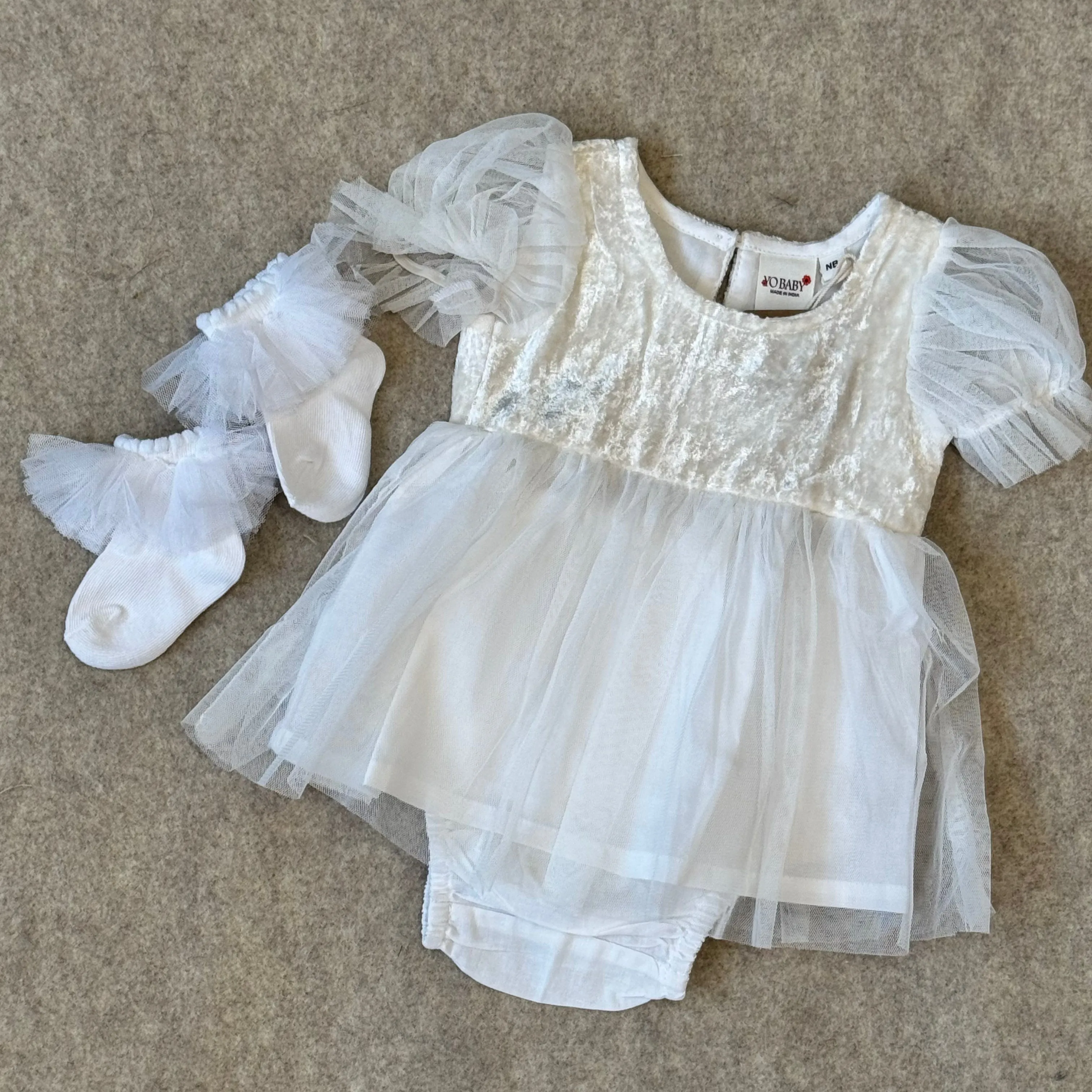 Chiffon Ruffled Anklets