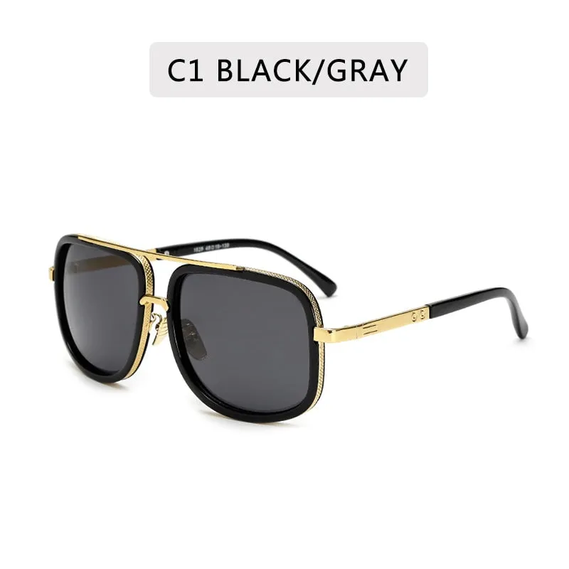 Classic Mirrored Luxury Men Sunglasses