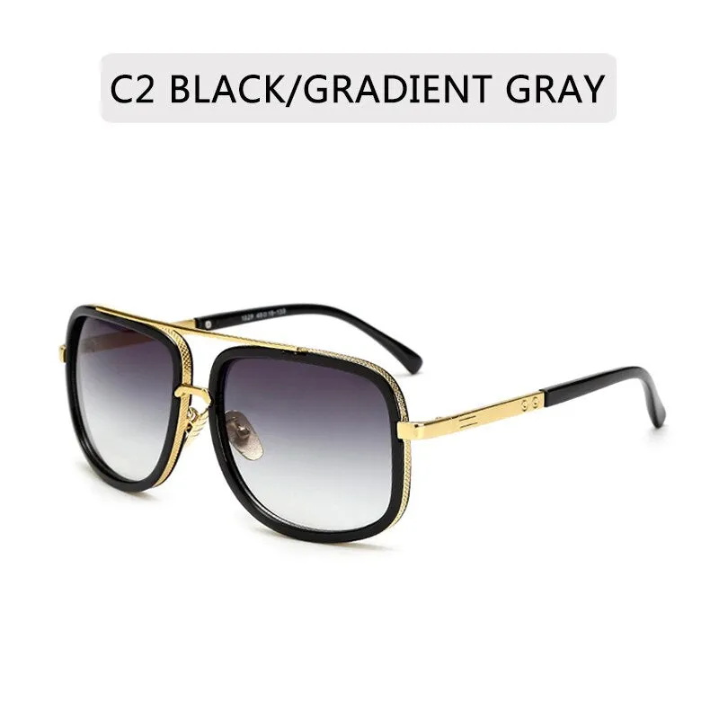 Classic Mirrored Luxury Men Sunglasses