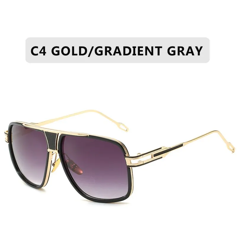 Classic Mirrored Luxury Men Sunglasses