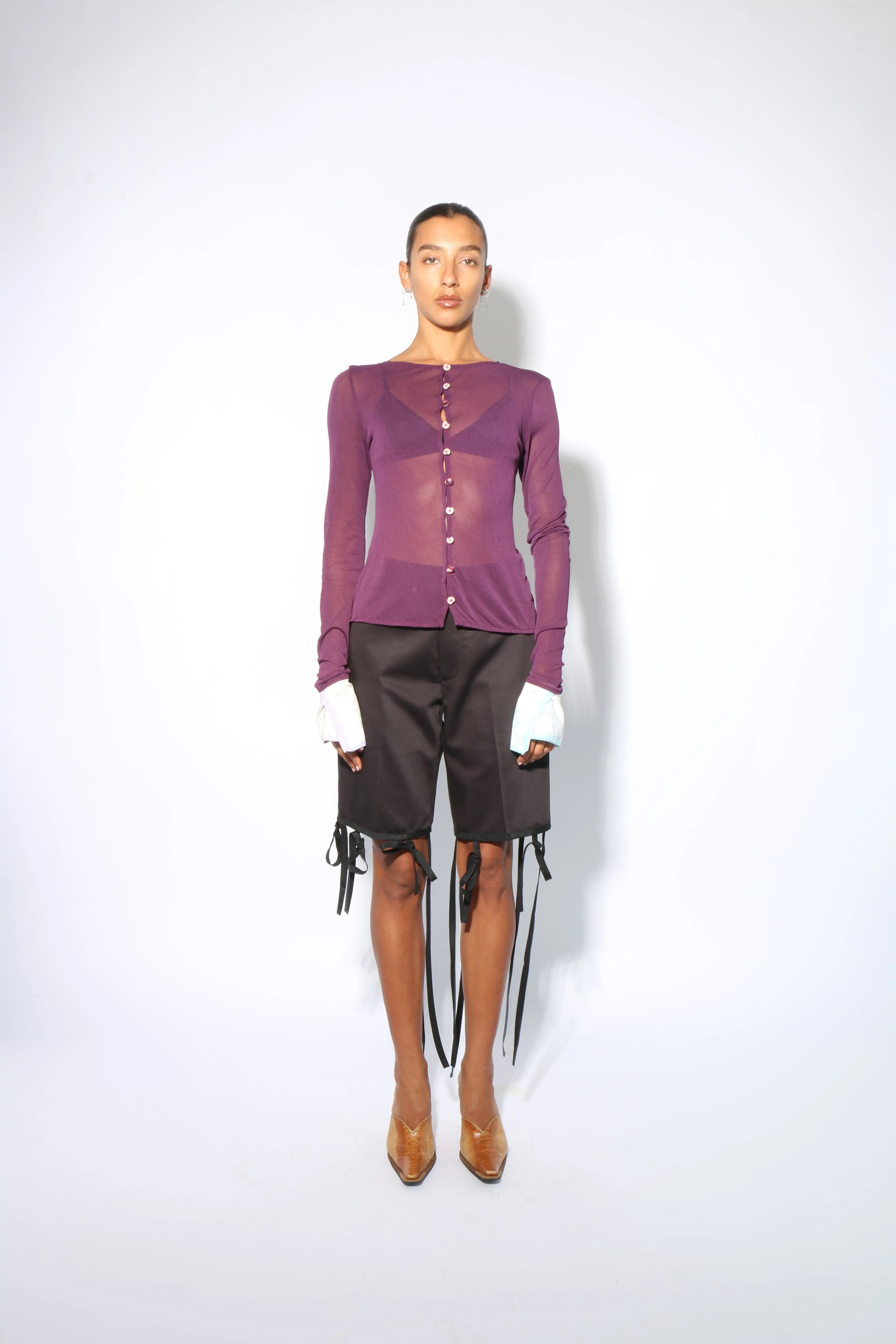 Eggplant Handkerchiefs Top