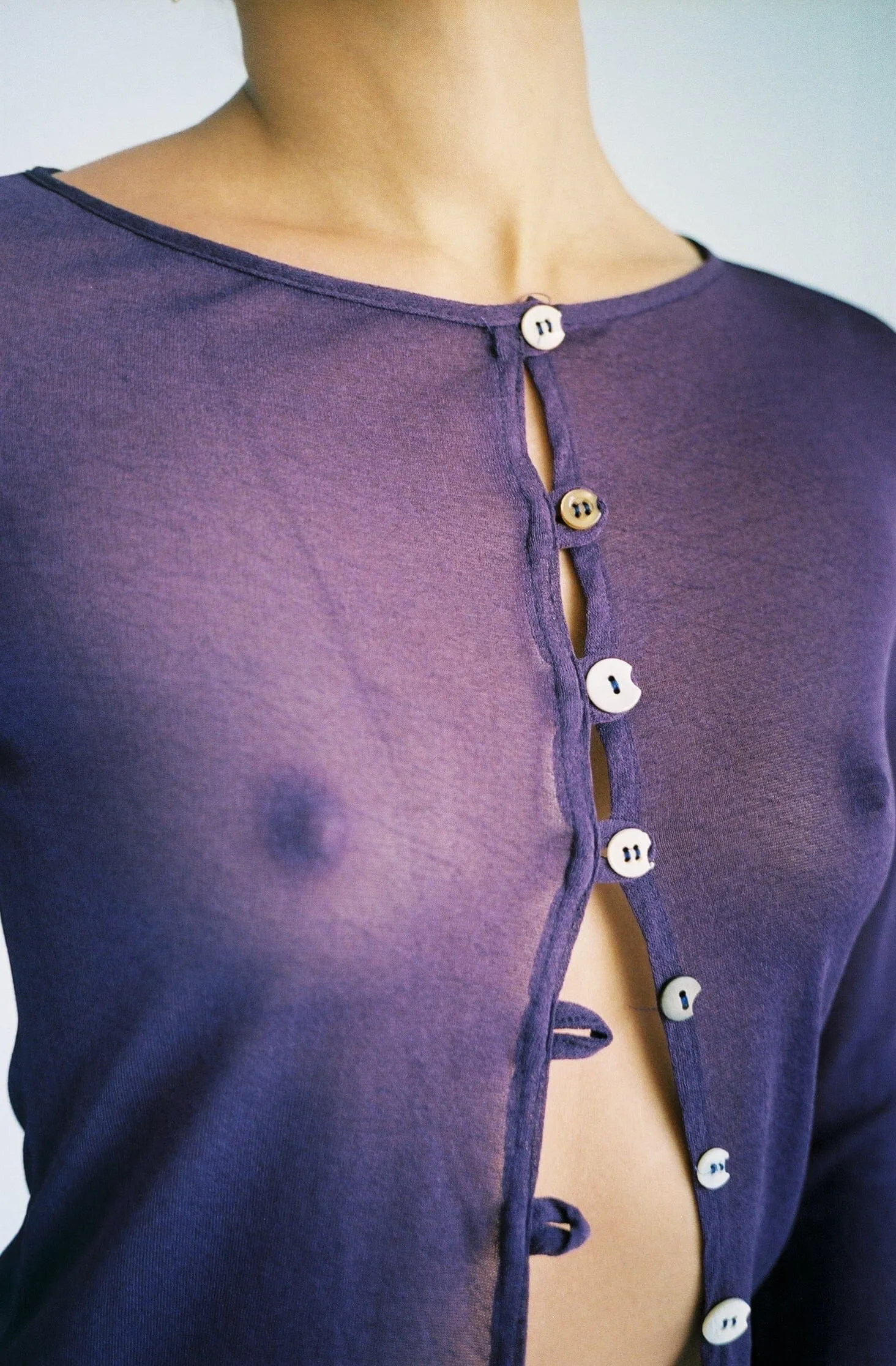 Eggplant Handkerchiefs Top