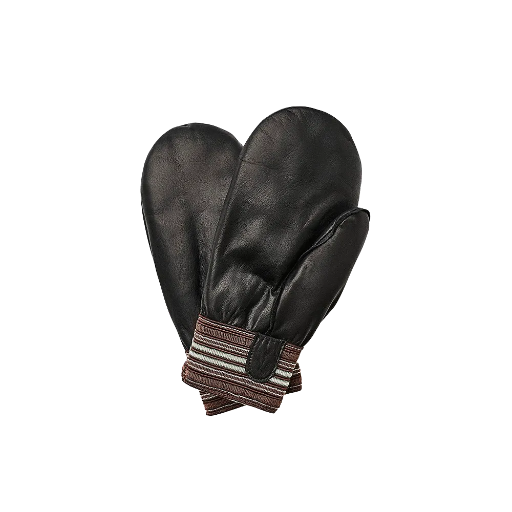Raber 341 Men's Pile Lined Leather Garbage Mitts® with Huggit Wrist - Durable, Warm, Crafted in Winnipeg for Severe Cold Weather