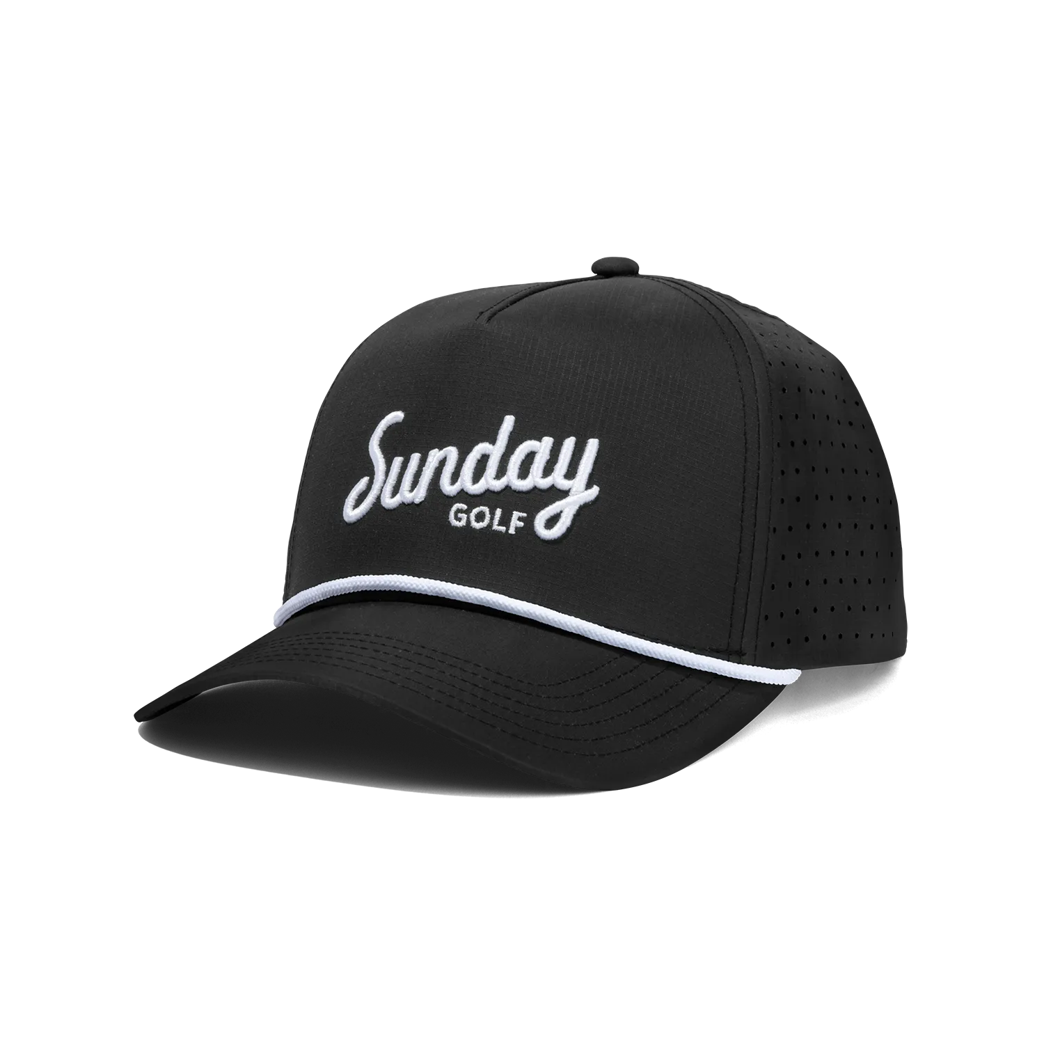 Sunday Golf Porter Snapback Golf Hat | Black