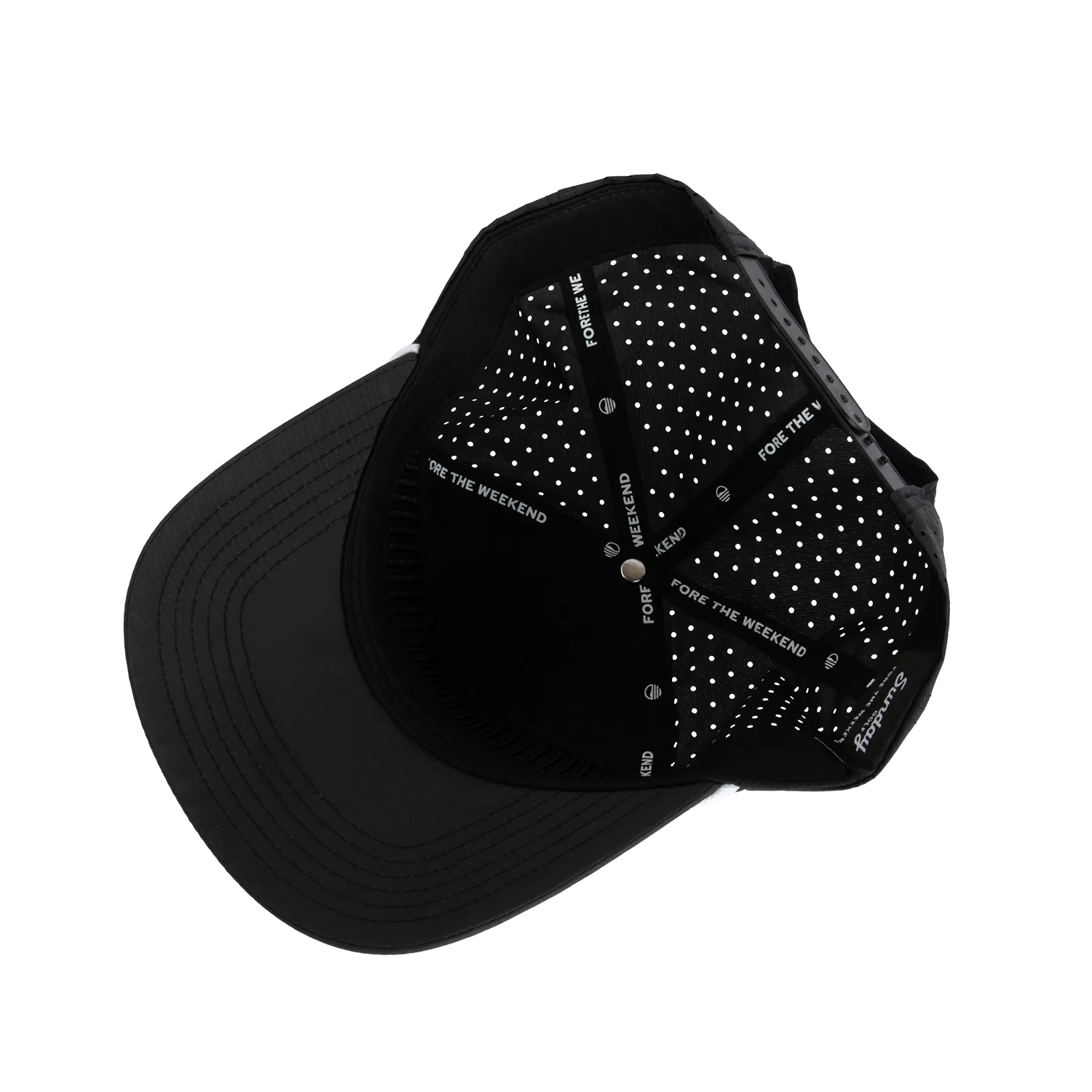 Sunday Golf Porter Snapback Golf Hat | Black