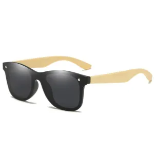 West Louis Ultralight Bamboo Wood Frame Polarized Men Sunglasses